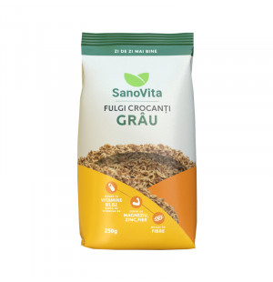 Crispy - Fulgi de grau 250g ∙ Pret avantajos - SanoVita