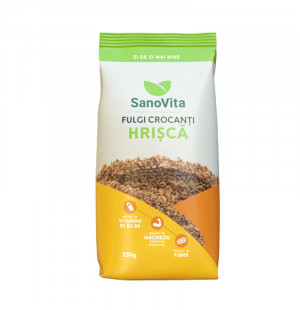 Fulgi de hrisca crocanti Crispy 250g | Pret si beneficii - SanoVita
