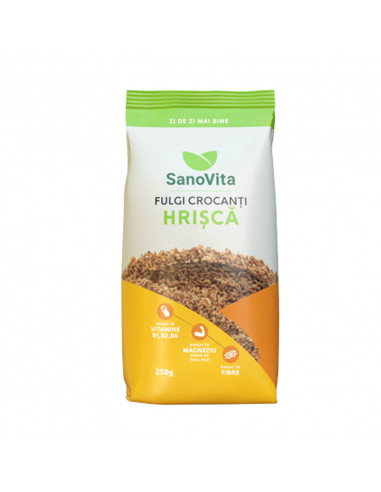 Fulgi de hrisca crocanti Crispy 250g | Pret si beneficii - SanoVita