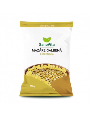 Mazare galbena decorticata la pret de producator - SanoVita