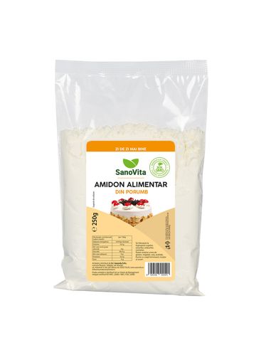 Amidon din porumb 250g | Vezi pret si beneficii - SanoVita