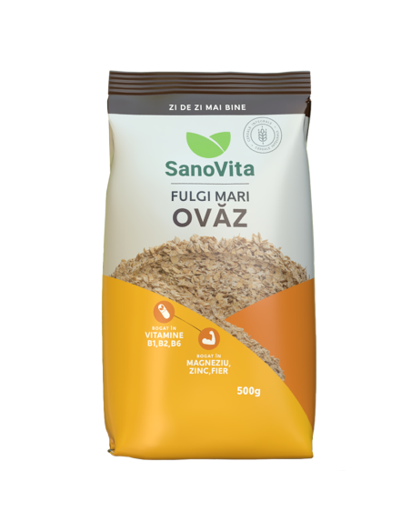 Fulgi de ovaz 500g la pret avantajos - SanoVita