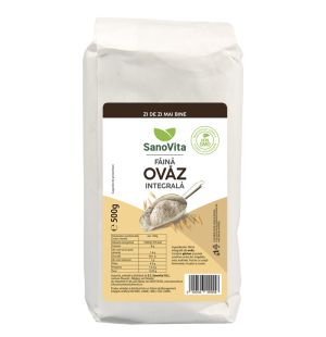 Faina de ovaz integral 500g la pret avantajos - SanoVita