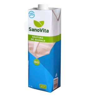 Lapte de migdale BIO, fara zahar, 1L la pret avantajos - SanoVita