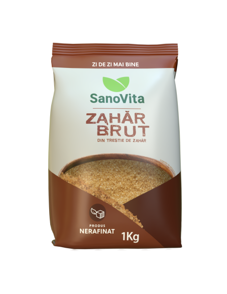 Zahar brut (din trestie) 1kg la pret de producator - SanoVita
