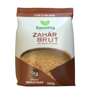 Zahar brut din trestie 500g la pret de producator - SanoVita