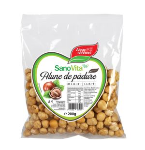Alune de pădure coapte si decojite 200g - SanoVita