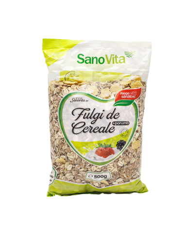 Fulgi de cereale si porumb 500g la pret de producator - SanoVita