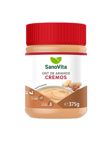 Unt de arahide 375g la pret avantajos - SanoVita