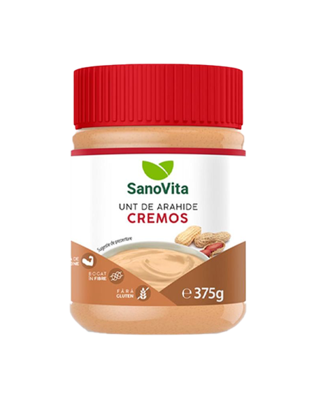 Unt de arahide 375g la pret avantajos - SanoVita