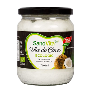 Ulei de cocos extravirgin presat la rece ∙ Pret avantajos - SanoVita