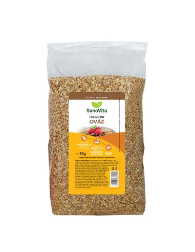 Fulgi de ovaz integral 1Kg | Pret si beneficii - SanoVita