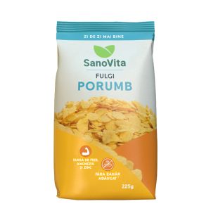 Flugi de porumb fără zahăr 225g la pret avantajos - SanoVita