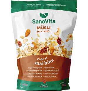 MUSLI CU MIX DE NUCI 400G