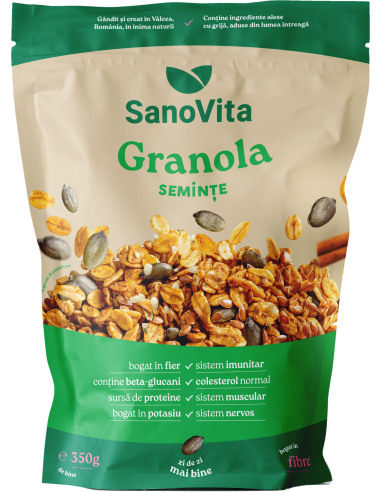 GRANOLA CU SEMINȚE 350G