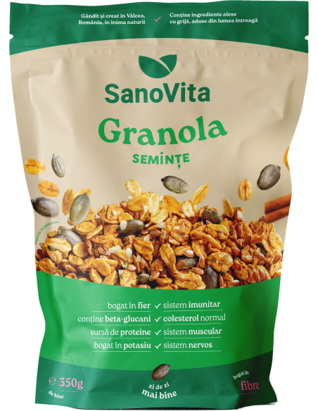 GRANOLA CU SEMINȚE 350G