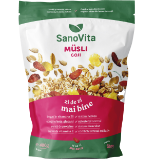 Musli cu goji in ambalaj resigilabil - SanoVita