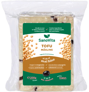Tofu cu masline, sterilizat, 200g ∙ Pret avantajos - SanoVita