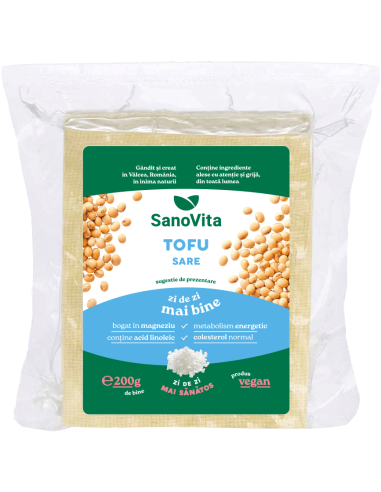 Tofu cu sare, sterilizat, 200g ∙ Pret avantajos - SanoVita