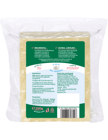 Tofu cu sare, sterilizat, 200g ∙ Pret avantajos - SanoVita
