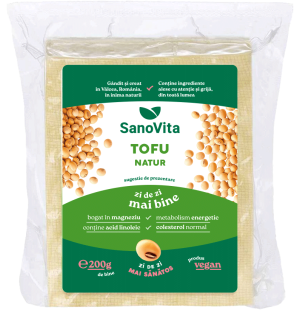 Tofu natur, sterilizat, 200g ∙ Pret avantajos - SanoVita