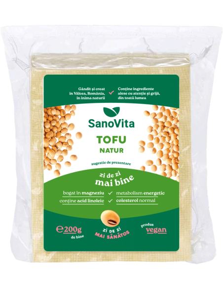 Tofu natur, sterilizat, 200g ∙ Pret avantajos - SanoVita