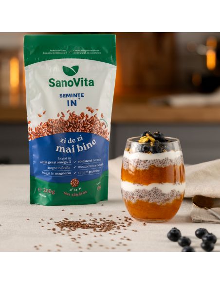 Semințe de in în ambalaj resigilabil - SanoVita