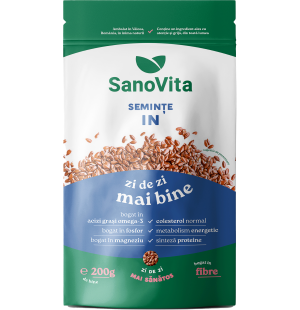 Semințe de in în ambalaj resigilabil - SanoVita