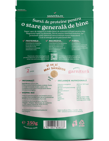 Quinoa în ambalaj resigilabil - SanoVita