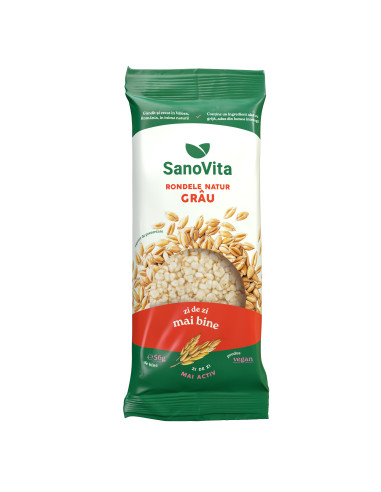 Rondele simple grâu 56g la pret avantajos - SanoVita