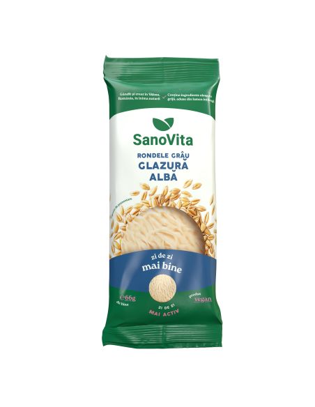 Rondele din grau cu glazura de iaurt 66g