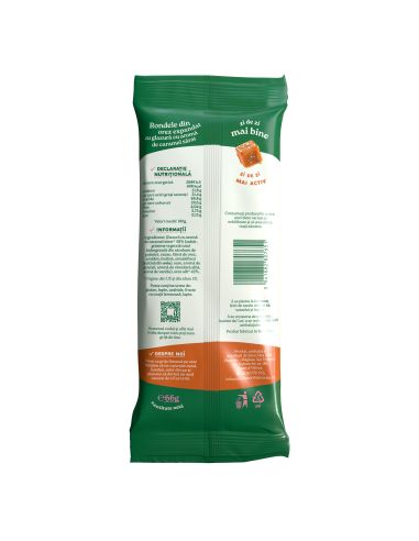 RONDELE DIN OREZ CU GLAZURĂ CARAMEL SĂRAT 66G