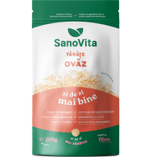 Tărâțe de ovăz 200g în ambalaj resigilabil - SanoVita
