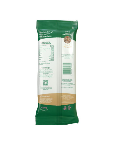 Rondele din orez brun cu 6 semințe 56g - SanoVita