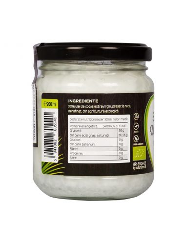 ULEI DE COCOS ECOLOGIC 200 ML