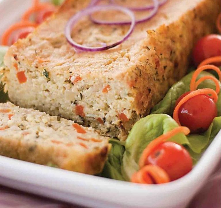 Drob vegan cu mei si seminte de dovleac