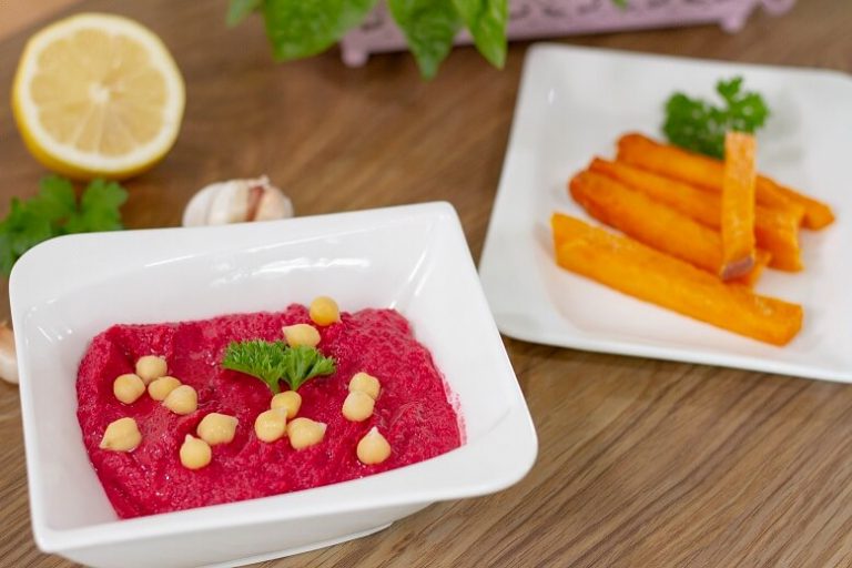 Humus rosu – reteta video