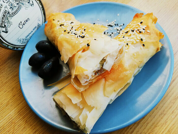 Pateuri cu ciuperci, marar si tofu