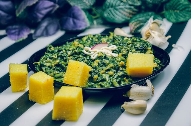 mancarica de spanac, cu soia si smantana vegetala