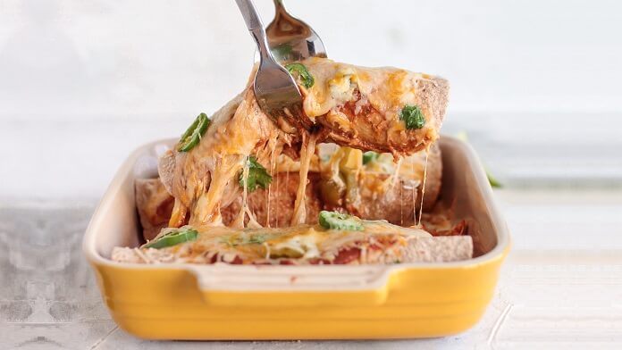 enchiladas cu fasole